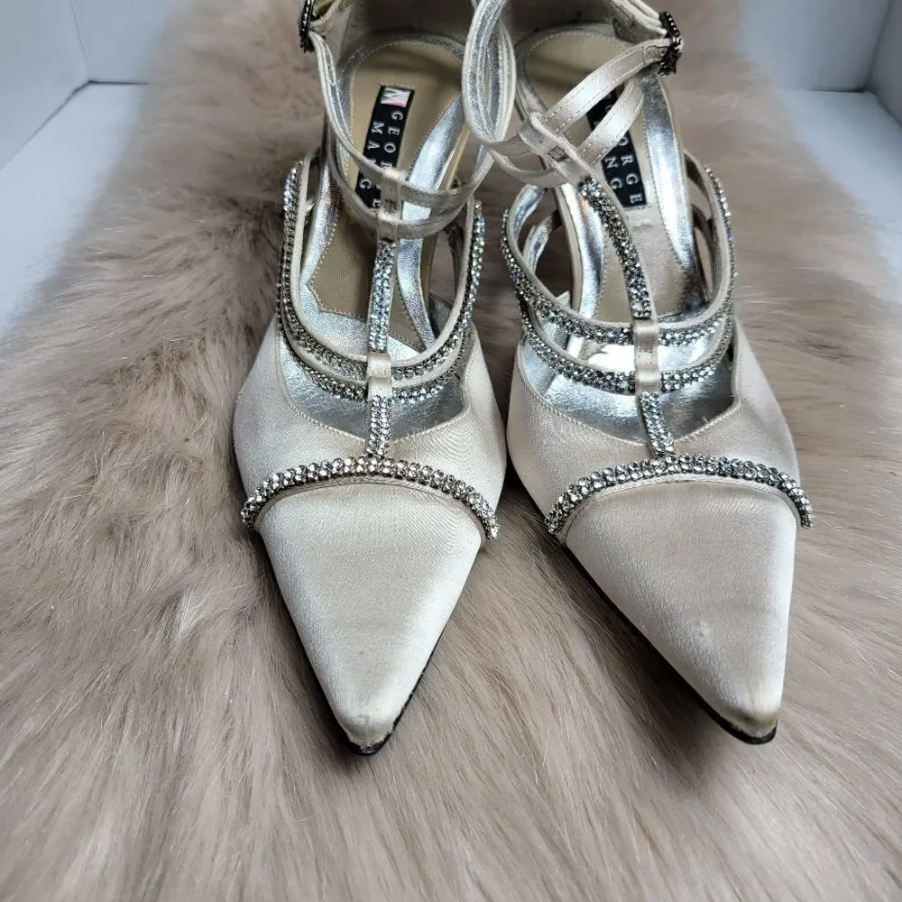 George Mang high ankle strap Womens heels  Shoes